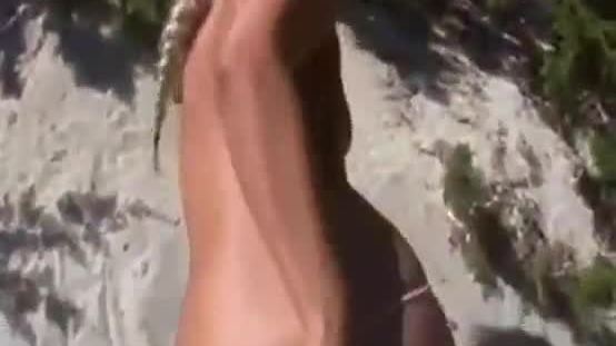 Amateur beach sex free pov porn video